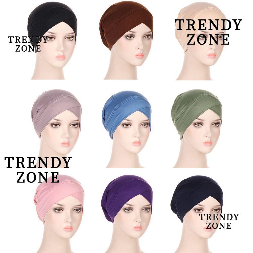 Mũ TRENDYZONE Mũ Turban Mũ Bonnet Xếp Ly Mũ Ngủ