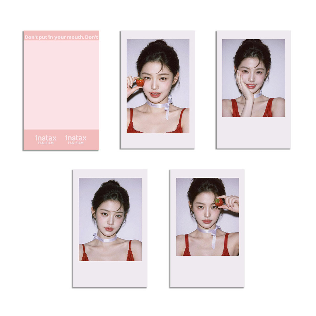 IVE Fuzhang Yuanying Xé Photocard Jang Won Young Tear-off Photocard Polaroid Photocard