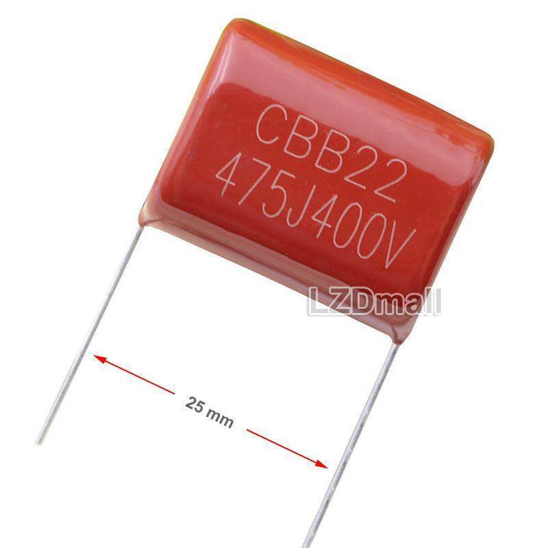 2 Chiếc CBB Tụ Điện 475J400V 475K400V 475J 475K 400V 475 4.7uF CBB21 CBB22 Tụ Điện Phim Polypropylen