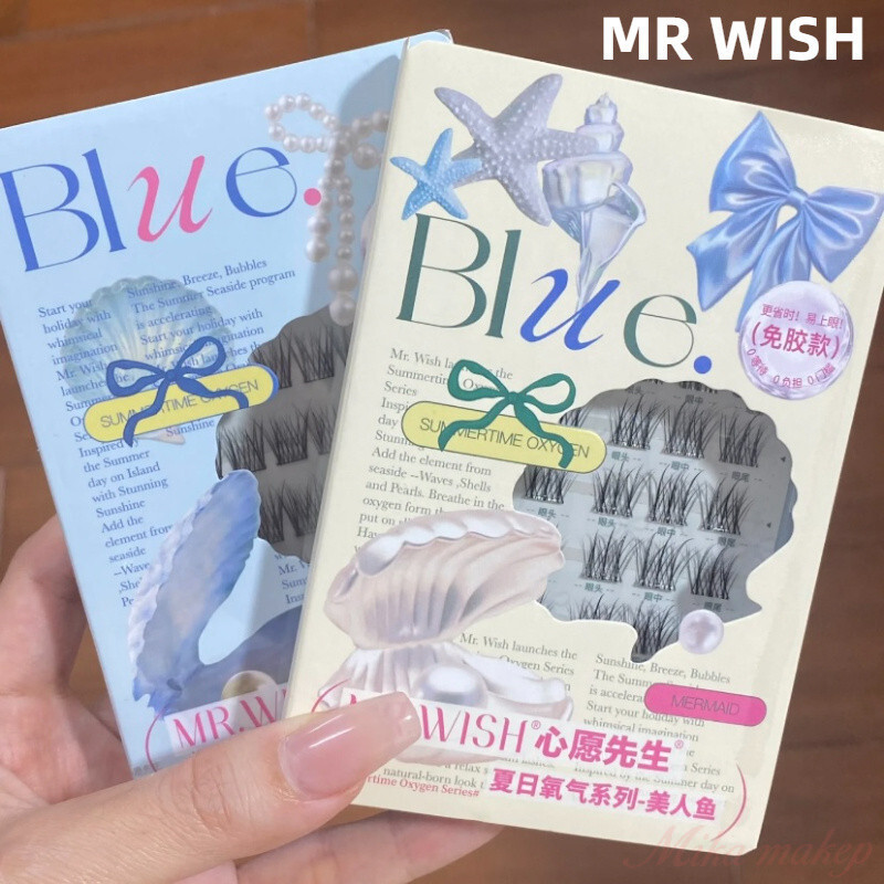 ◈ ❈✨MR WISH Lông Mi Giả Không Keo Lười Phân Đoạn Ghép Tự Nhiên