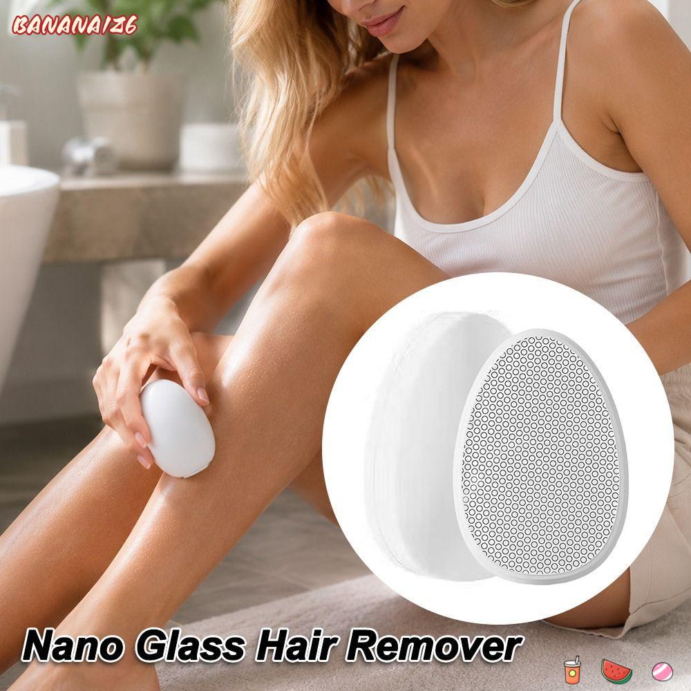 Dụng cụ tẩy lông BANANA1Z6, Dụng cụ tẩy lông Nano di động chăm sóc sắc đẹp, có nắp bụi Máy tẩy lông 