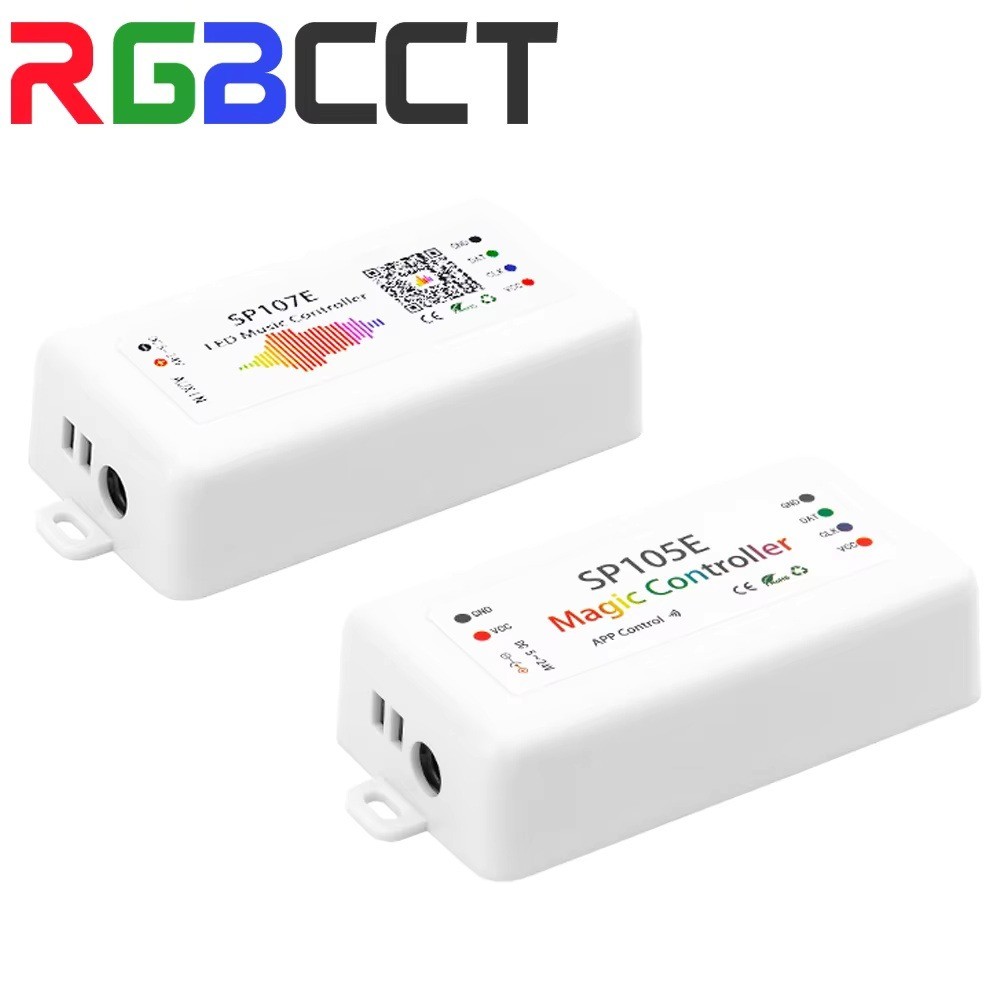 Bộ điều khiển dải pixel Led WS2812B WS28111 SP105E SP107E SP108E SP110E Bluetooth / WIFI / Âm nhạc B