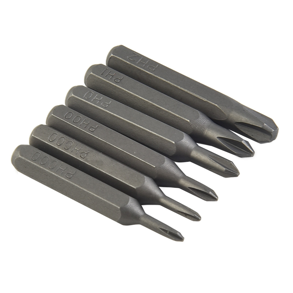 [GIGGLE] Mũi tuốc nơ vít chéo H4 × 28mm PH0000 PH000 PH00 PH0 PH1 PH2 4mm Chuôi lục giác