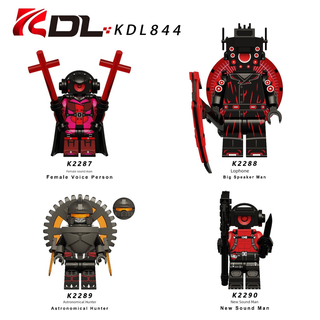 lego skibidi toilet toilet tower defense Đồ chơi cho bé trai: bộ nhân vật Lego nhà vệ sinh, thợ săn 