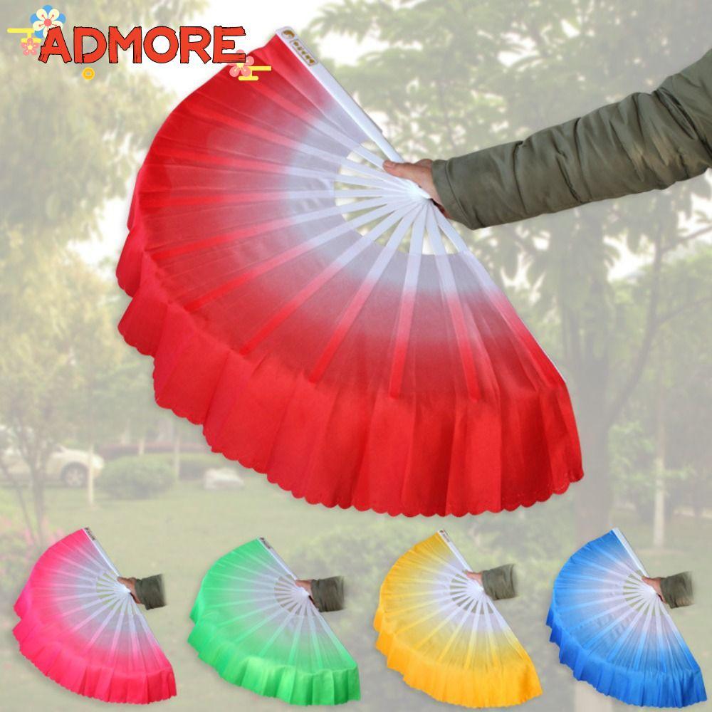 Người hâm mộ lụa ADMORE, Quạt nhảy múa bụng màu hồng lụa, Quạt nhảy múa bụng màu vàng xanh đỏ trẻ em