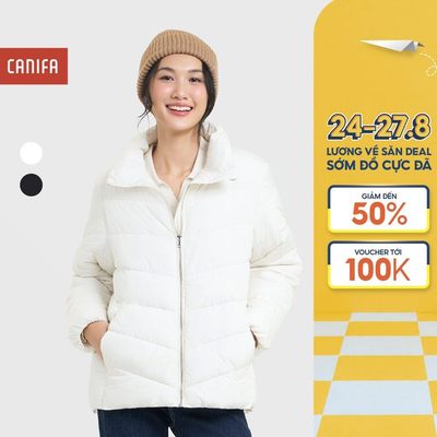 Áo khoác nữ CANIFA chần bông cao cấp siêu nhẹ siêu ấm 6OT25W002