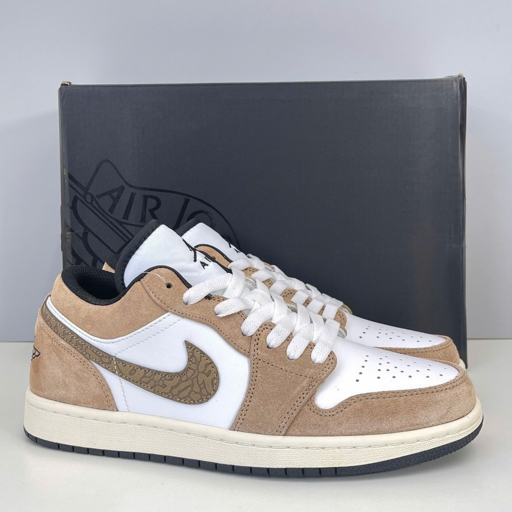 Giày thể thao Air Jordan 1 Low Brown Elephant DZ4130-201 Full Box Chất lượng cao
