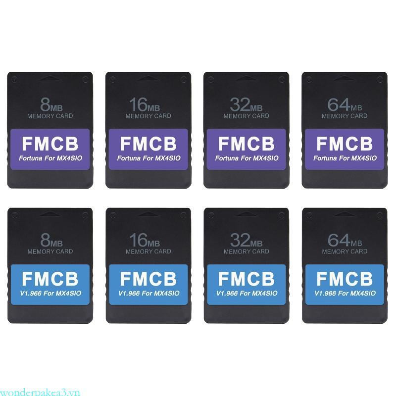 Wonderpakea3 DIY MX4SIO SIO2SD SD Card Adapter Cho Máy Chơi Game V1 966 8 16 32 64MB Thẻ Nhớ FMCB