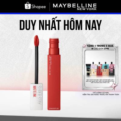 Son Kem Lì 16h Lâu Trôi Maybelline New York Super Stay Matte Ink City Edition Lipstick 5ml