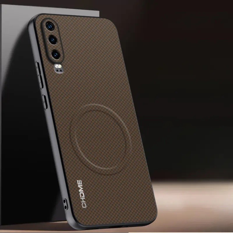 Da PU Từ Tính Dành Cho Huawei P30 Họa Tiết Ốp Lưng Silicon Bảo Vệ Điện Thoại Cho Huawei P30 Huawei P