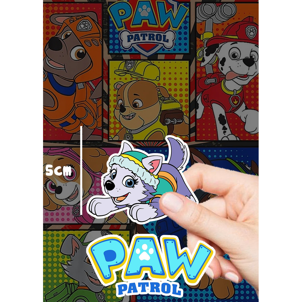 Set 81 Sticker Đội Chó Cứu Hộ (Paw Patrol) 🐾 đã cắt sẵn ko trùng nhau hoạt hình thiếu nhi tặng bé