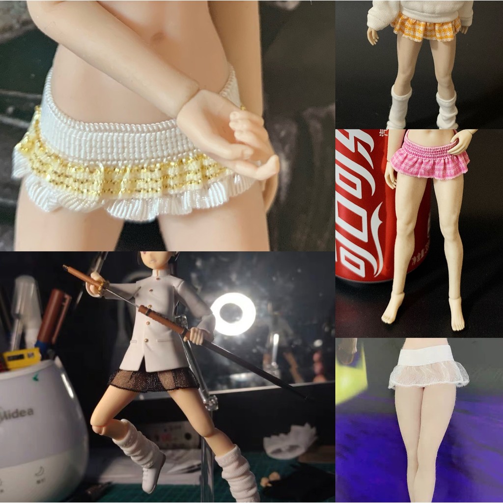 1 / 12 Nữ Lính Búp Bê Phụ Kiện Váy 20cm Thích Hợp Cho 1: 12TBL SHF figma Cơ Thể Nữ Hàng Có Sẵn