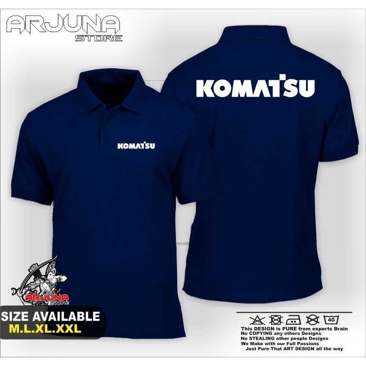 HOT POLO KOMATSU POLO MỚI NHẤT KOMATSU CÔNG TY ÁO S-3XL Thường ngày