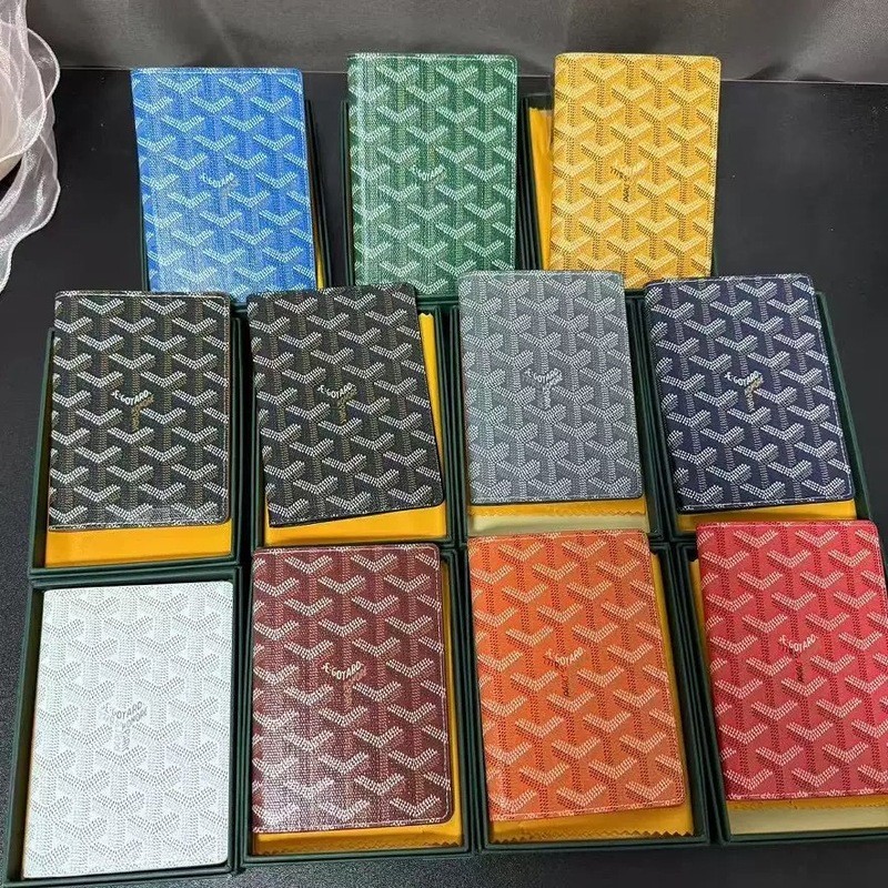 Ví đựng thẻ Goyard mới, ví Goyard, ví đựng thẻ gấp ngắn in họa tiết, ví đựng tiền xu, ví đựng hộ chi