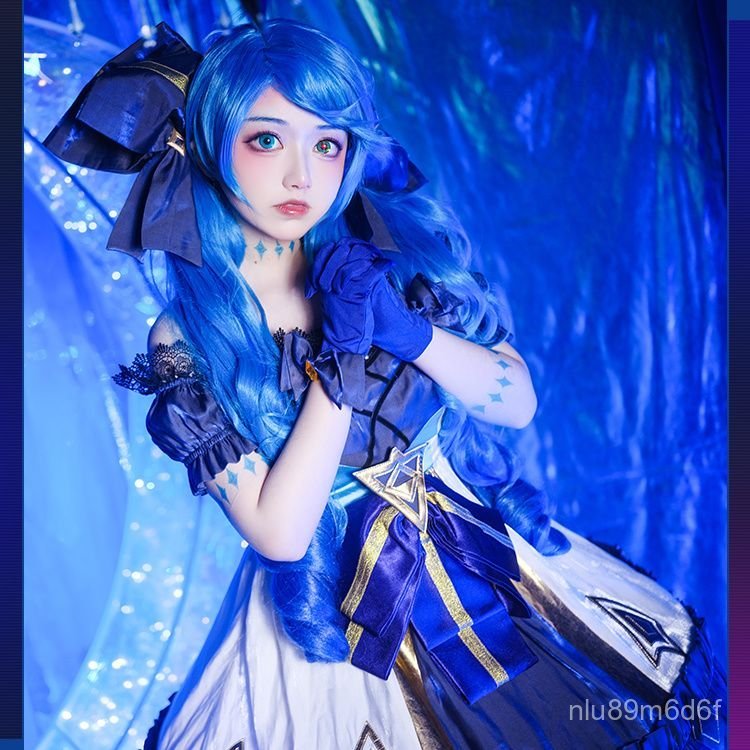 Đầm lolita cosplay Gwen búp bê linh la Liên Minh Huyền Thoại game LOL đẹp thời trang
