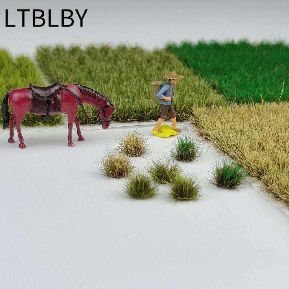 LTBLBY 120 Chiếc Mô Hình Cỏ Hoa Thu Nhỏ, Cây Thu Nhỏ Chiều Cao 8 Mm Cỏ, Bố Trí Bàn Cát Mini Nhiều Mà
