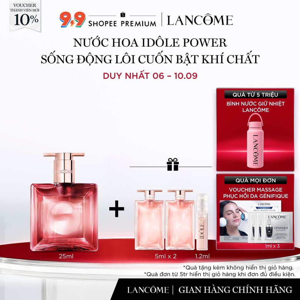 Nước Hoa Lancome Idole Power 25ml Sống Động Lôi Cuốn Bật Khí Chất