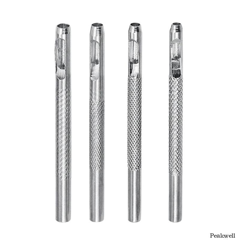 PEAK Da Lỗ Đấm Da Hình Tròn Lỗ Đấm Dụng Cụ Rỗng Lỗ Đục Lỗ Được Sử Dụng Cho Da Dây Đồng Hồ 2 5mm 3mm 