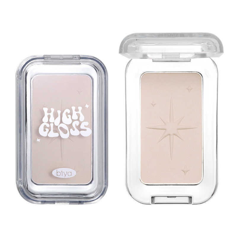 Biya Radiant High Gloss Powder Với Fine Shimmer Broken Shimmer Brightening Nose Shadow Side Shadow B