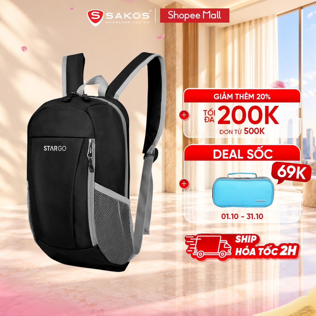 Balo Du Lịch Thời Trang Unisex STARGO LIGERO Size S Với Thiết Kế Nhỏ Gọn, Tiện…