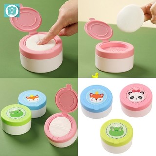 Woedpez Thân thiện với trẻ mới biết đi Hộp đựng bột Puff cho trẻ sơ sinh Dễ dàng mang theo Duy trì độ khô cho da em bé