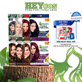   TẶNG DỤNG CỤ KHĂN  Kem Nhuộm Tóc Garnier Color Naturals Ultra Colors – Gói Tự Nhuộm Tóc Tại Nhà 