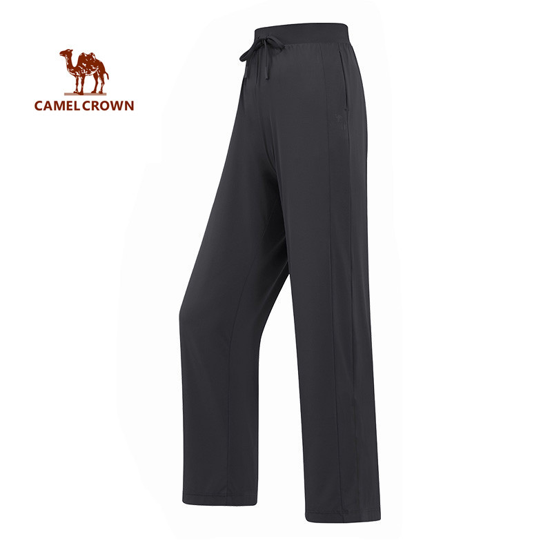 CAMEL CROWN SPORTS Ice Silk Quần ống rộng dành cho nữ Slim Xuân Hè Phong cách mới Chống nắng Nhanh k