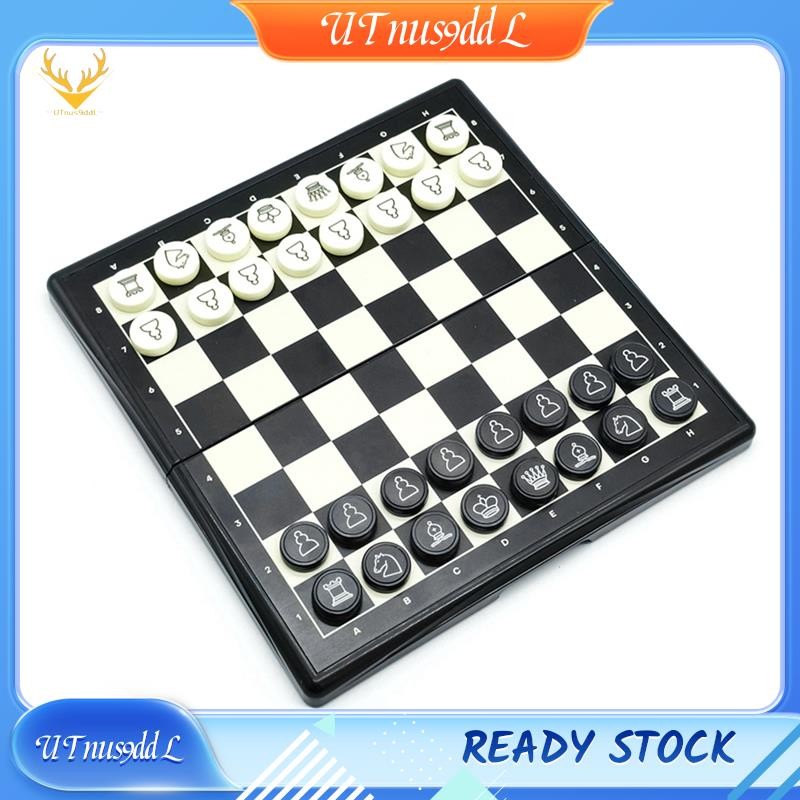 [UTnus9ddL] Cờ vua gấp từ tính Học sinh Cờ vua bỏ túi Mini từ tính cực nhỏ Bảo vệ môi trường