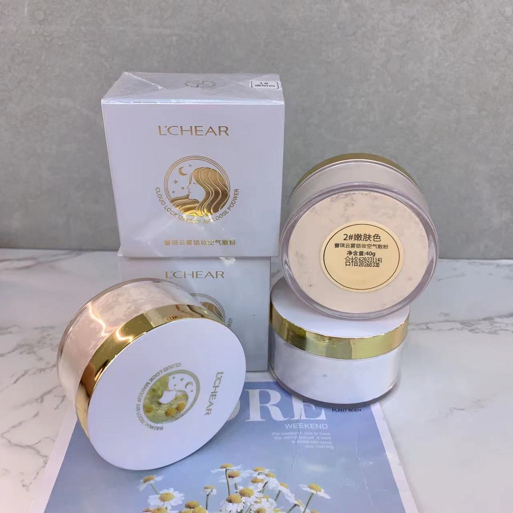 Premium In-Stock#Lucky Cloud Mist Locking Air Loose Powder Setting Powder Long-lasting Oil Control C