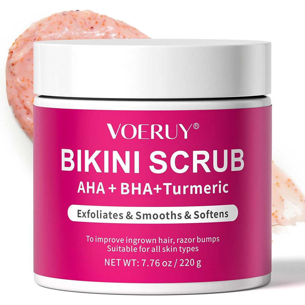 Bikini Area Exfoliator with 10% AHA+BHA and Turmeric
