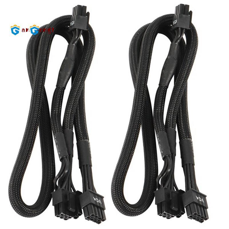 2Pack 8 PIN TO Dual 8 Pin 6 PIN PCIE VGA Cáp cấp nguồn cho Supernova G2 G3 G5 P2 T2 GS G + 650 750 8