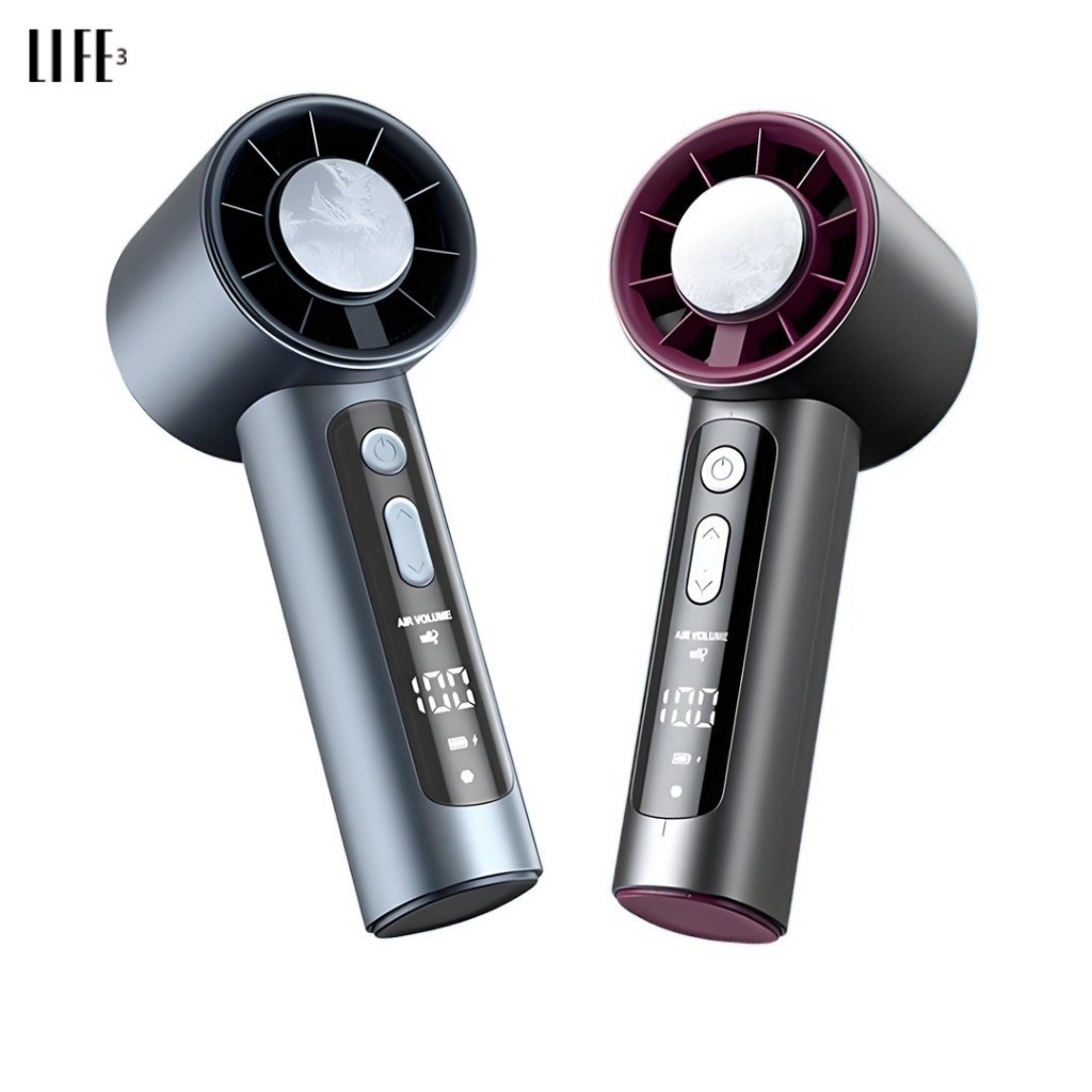3Life F02 Handheld Fan TEC Superconducting Ice Compress Mini Fan With 100 Levels Adjustable Wind