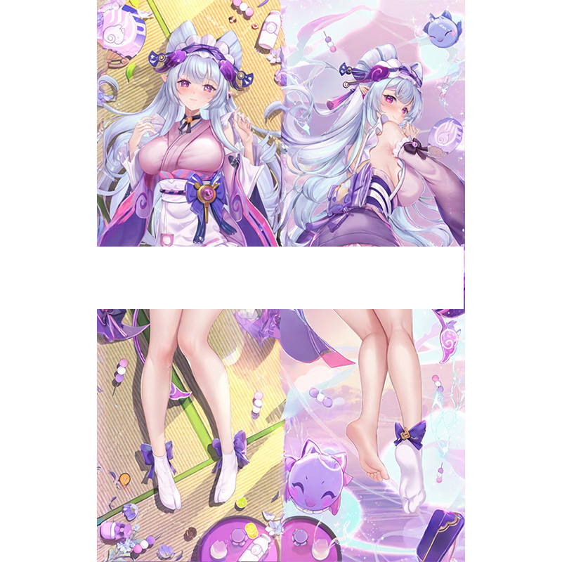 Nhật Bản Hot Anime Genshin Impact Yumemizuki Mizuki Ôm Thân Gối 150x50CM