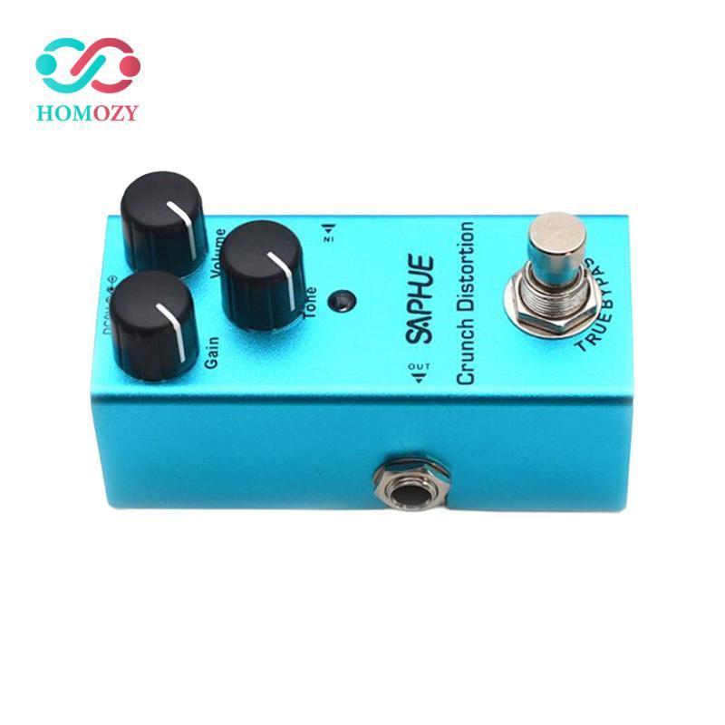 Bàn đạp đàn guitar Overdrive Phụ kiện đàn guitar điện di động Màu xanh đa năng