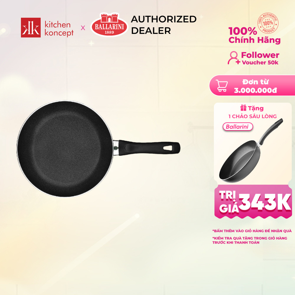 BALLARINI - Chảo chiên chống dính Bologna Keravis - 20cm