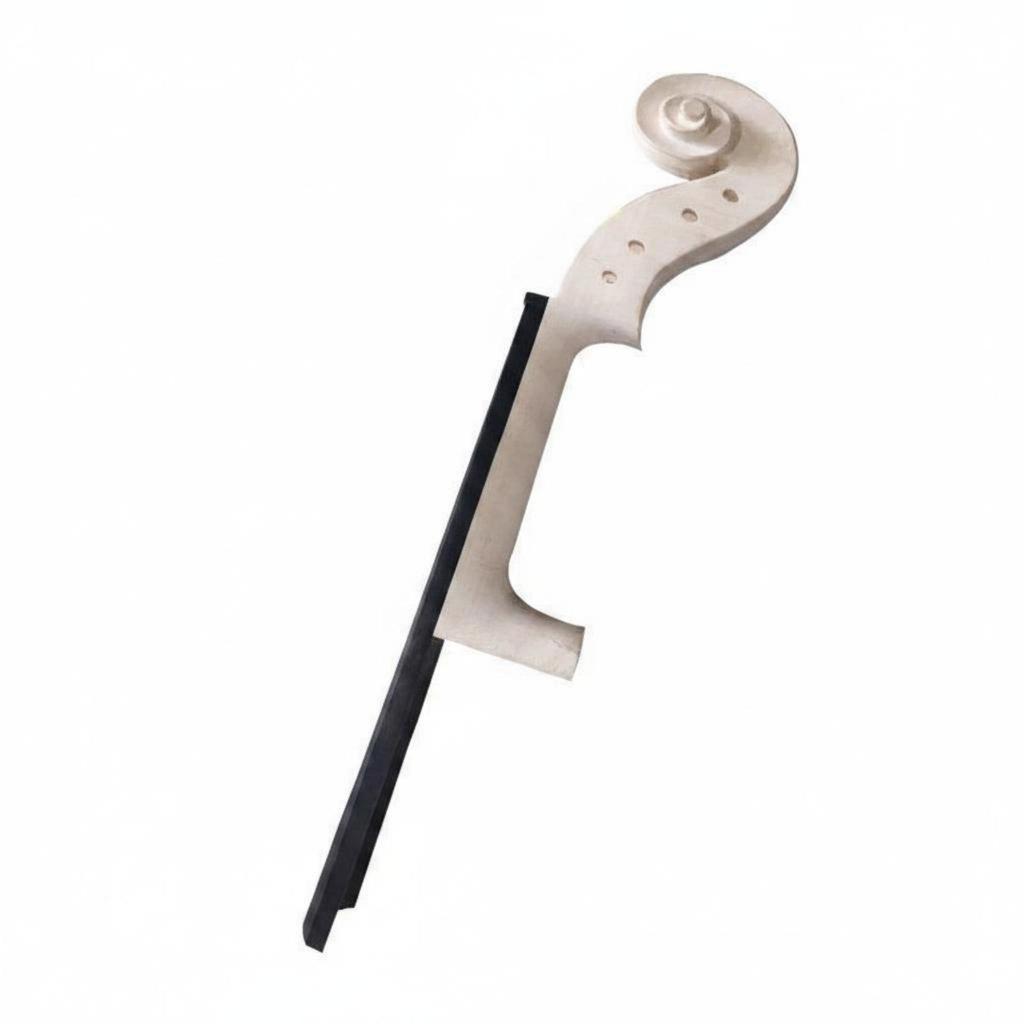 Violin Fingerboard Gỗ Mun Violin Fingerboard Smooth Finish Dây Nhạc Cụ Một Phần Cho Luthiers, Cửa Hà