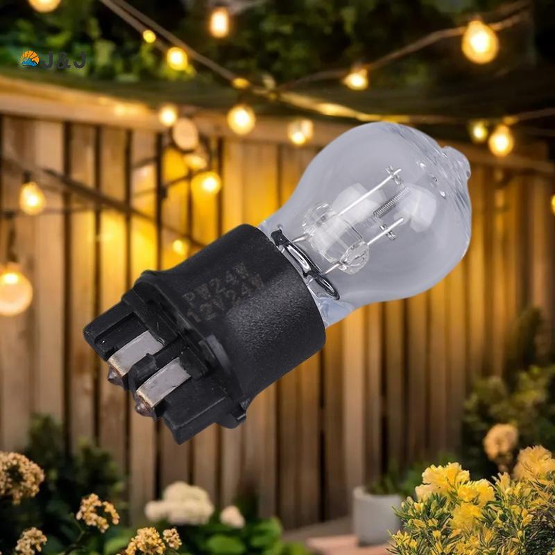 [J & J] Đèn Halogen 12V / 24W PW24W Cho A4 / CC Golf MK7 F30 3 Series Đèn Chạy Ban Ngày DRL Trắng Ấm