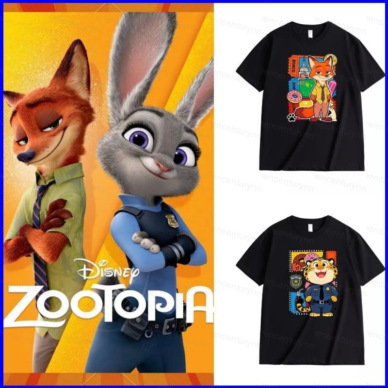 GN Zootopia 2 FLASH Nibbles Maplestick JUDY NICK Áo thun ngắn tay áo thun NG