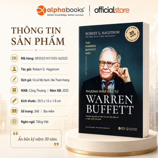 Sách - Phương pháp đầu tư Warren Buffett - Robert G. Hagstrom (Alpha Books)