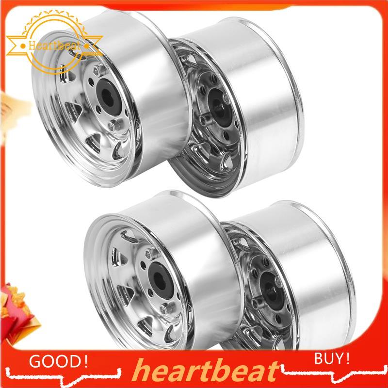 4 1.55 Kim Loại Beadlock Bánh Xe Vành Hub Cho 1 / 10 RC Xe Bánh Xích Jr 90069 D90 CC01 LC70 MST, 5