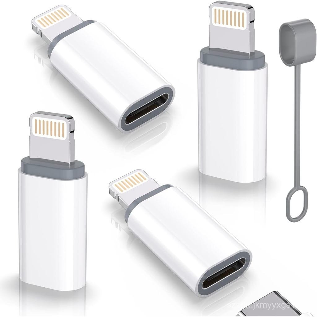 Bộ chuyển đổi USB C Type C sang Lightning được chứng nhận MFi 4 gói 27W Hỗ trợ sạc nhanh Đồng bộ dữ 
