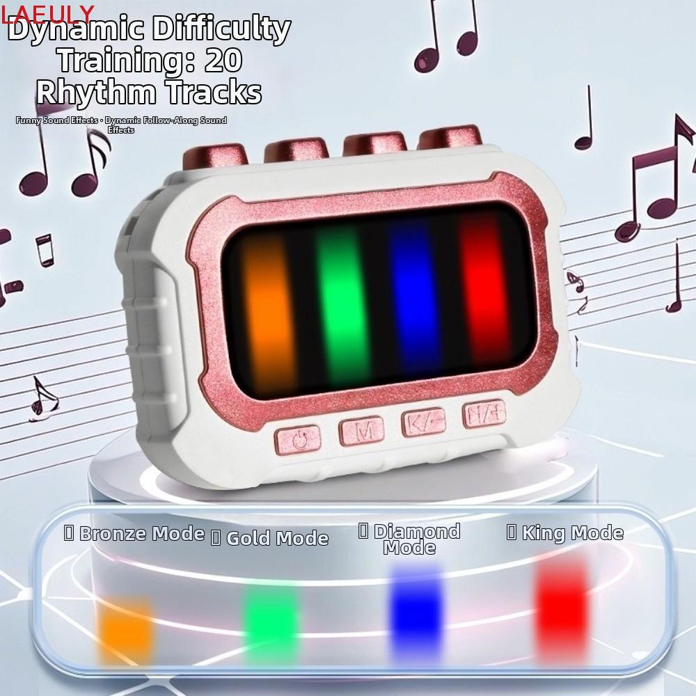 LAEULY Kid Fingertip Fidget Toy, Fast Press Hand Speed Training Music Rhythm Game, Music Lover Elect