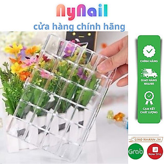 Khay nhựa set 28 ô - 6 ô đựng phụ kiện charm nail - Phụ kiện đồ nail