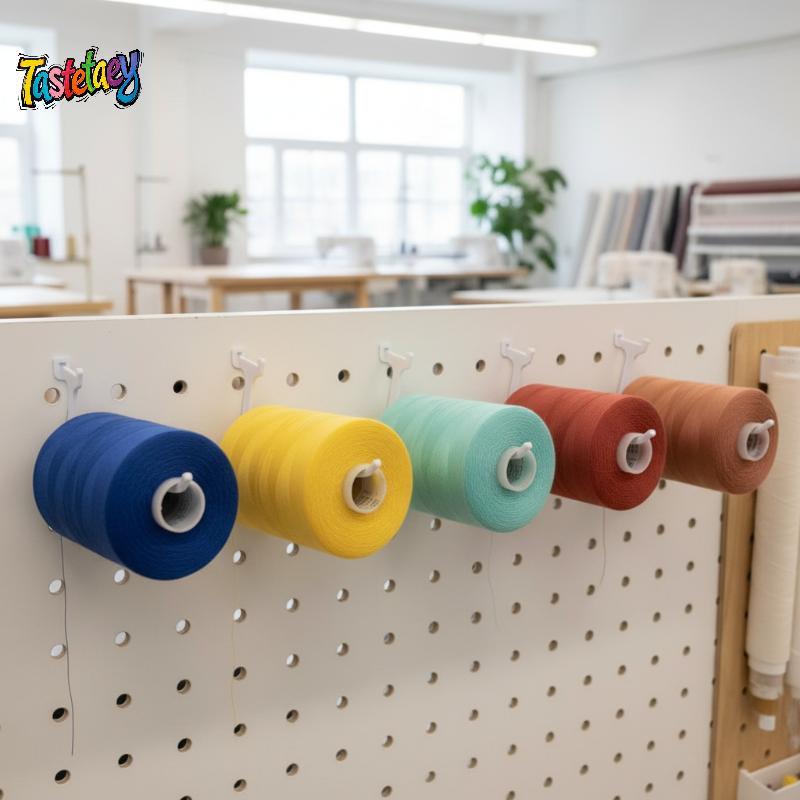 Tast Thread Spool Holder Pegboard Hooks cho Skadis DIY May Sắp Xếp Bộ Cho Studio Nhà Thủ Công Lưu Tr
