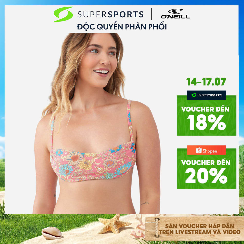 Áo Bơi Bikini Nữ O'Neill Belize Floral Jupiter - Hồng - SU3474038-CRL