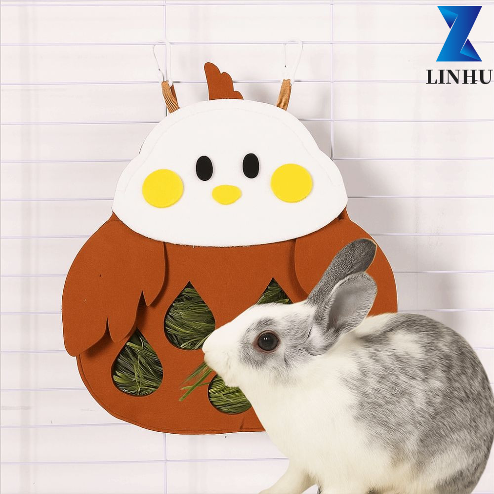 LINHU Túi Hay Thỏ LINHU, Phim Hoạt Hình Dung Tích Lớn Chuột Lang Hay Ăn, Dễ Thương Có Móc Treo Thỏ H