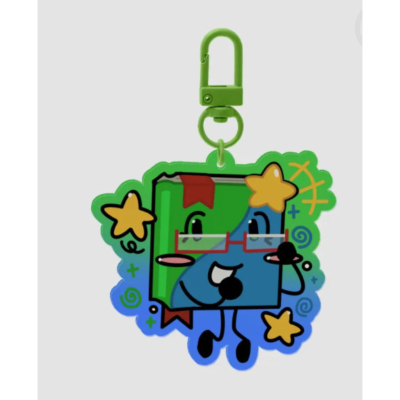 Book Battle for Dream Island BFDI Object Show Keychain 9 Mary Shop