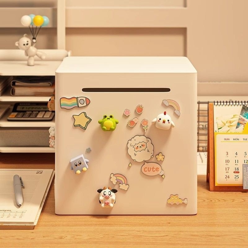 KT Cat Piggy Bank Girl Khả năng cao Piggy Bank Trẻ em Kim loại Piggy Bank Chỉ không thể ra ngoài