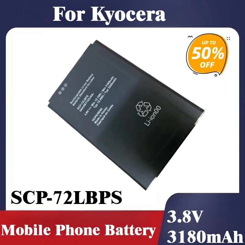 Pin Điện Thoại Di Động 3.8V 3180mAh SCP-72LBPS Cho Kyocera Duraforce PRO E6810 E6910 E6820 E6833 E69