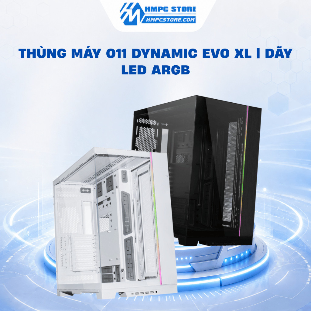 Case - Thùng máy O11 DYNAMIC EVO XL | Dãy led ARGB, BH 1 năm